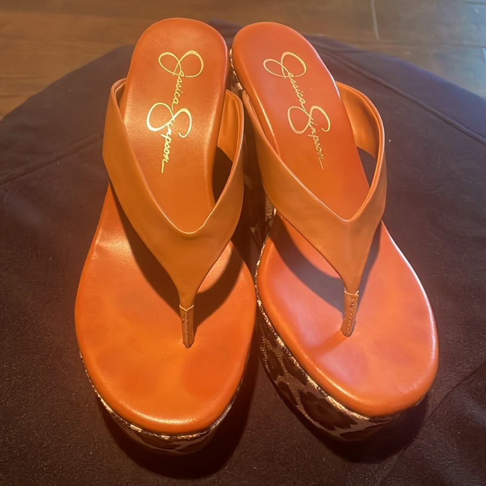 Wedge Caramel Leopard Sandals